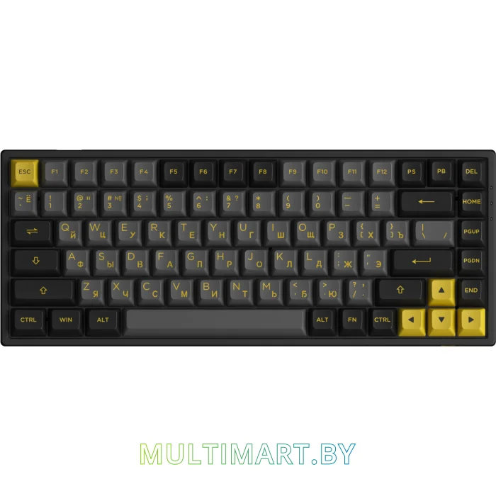 Клавиатура Akko 3084B Plus Black & Gold (Akko CS Jelly Purple)